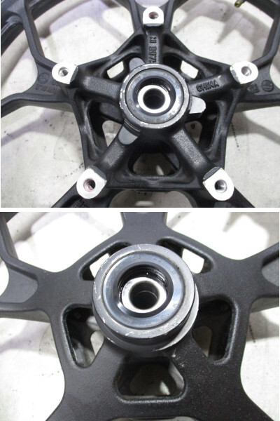 5★YZF-R25系前后ホイール522　純正.めくれ無.1WD.17×2.75.17×4.00〔検索用〕RG10J.RG43J.2WD.YZF-R3.RH07J.RH13J.MT-03.MT-25
