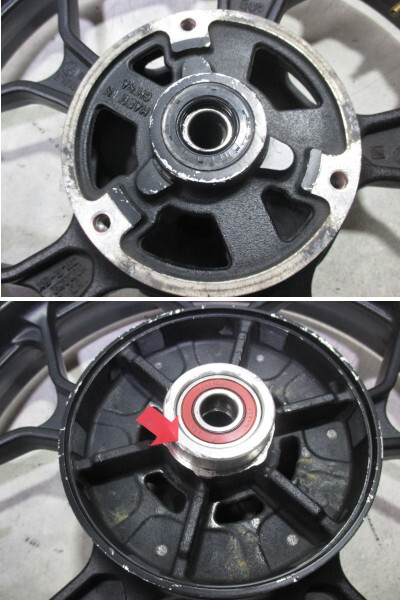 5★YZF-R25系前后ホイール522　純正.めくれ無.1WD.17×2.75.17×4.00〔検索用〕RG10J.RG43J.2WD.YZF-R3.RH07J.RH13J.MT-03.MT-25