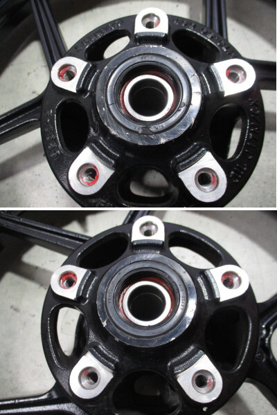 5★NINJA400R系前后ホイール529　純正.めくれ無.17×3.50.17×4.50.〔検索用〕ニンジャ.400.650.650R.1000.ER-4n.6n.6f.ZX-6R.4R.25R.