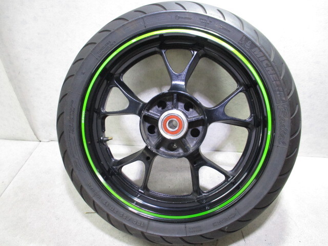 5★ZRX1200ダエグ用リアホイール519　純正.めくれ無.17×5.50.DAEG. 〔検索用〕ZX-6R.9R.10R.Z750.Z1000.GPZ900R.ZZR1100.ZXR