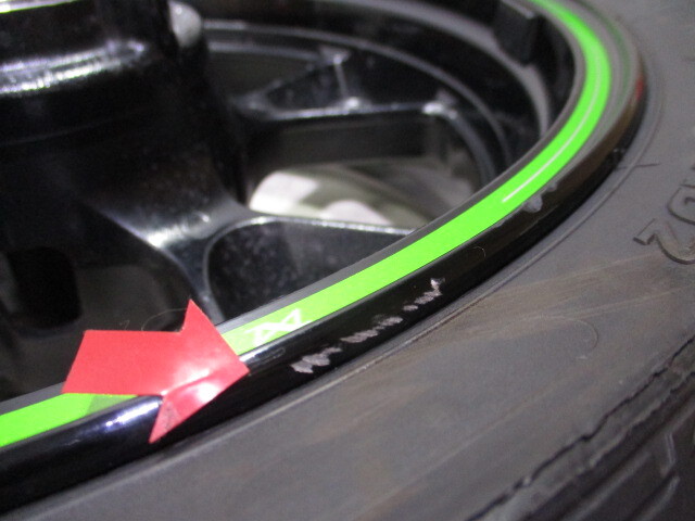 5★ZRX1200ダエグ用リアホイール519　純正.めくれ無.17×5.50.DAEG. 〔検索用〕ZX-6R.9R.10R.Z750.Z1000.GPZ900R.ZZR1100.ZXR
