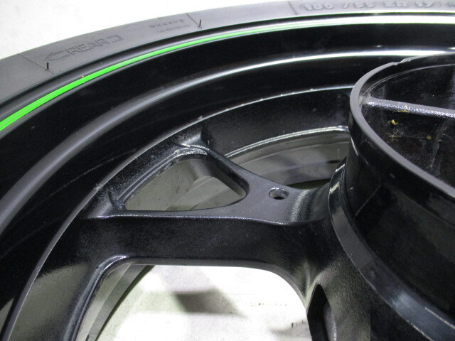 5★ZRX1200ダエグ用リアホイール519　純正.めくれ無.17×5.50.DAEG. 〔検索用〕ZX-6R.9R.10R.Z750.Z1000.GPZ900R.ZZR1100.ZXR