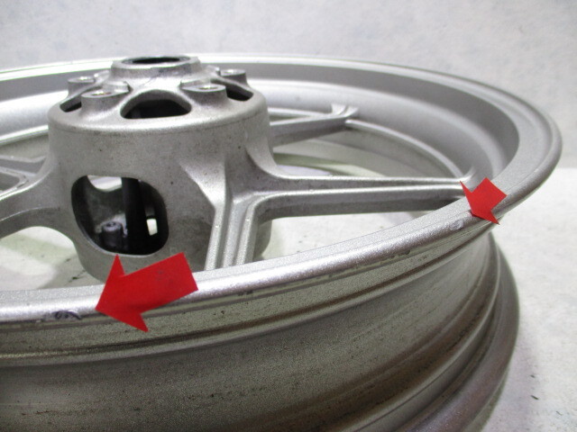 5★NINJA650系前后ホイール519　純正.めくれ無.17×3.50.17×4.50.〔検索用〕ニンジャ650R.1000.400.ER-6n.ER-6f.Versys650.ZX-6R.25R