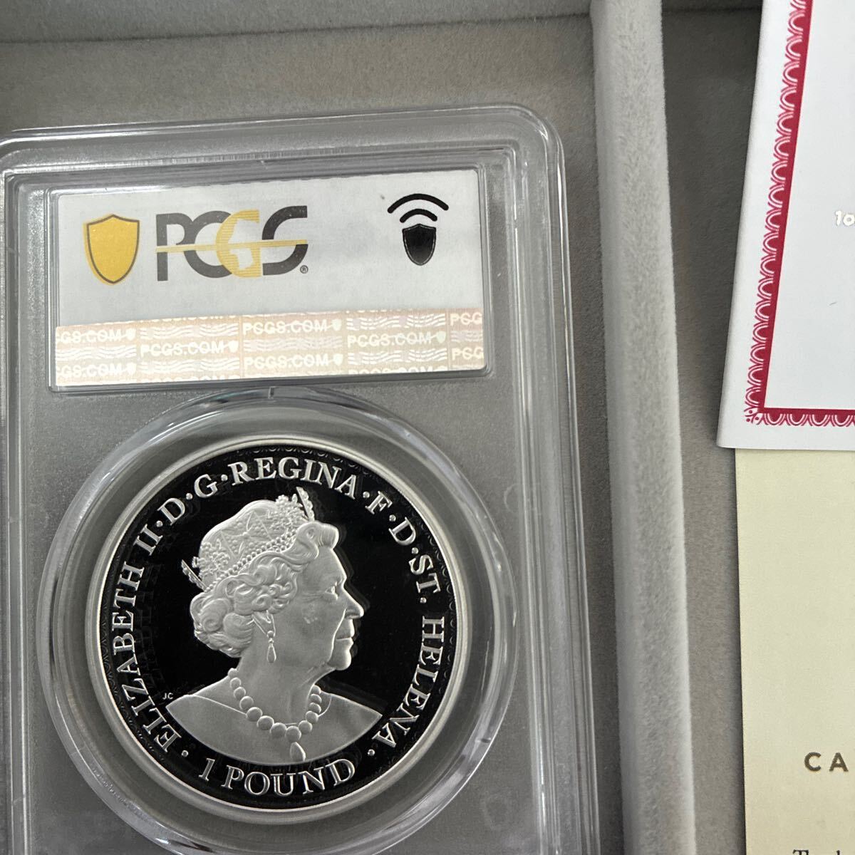 PCGS PF69 DCAM 高鑑定 元箱・COA付き ウナとライオン セント