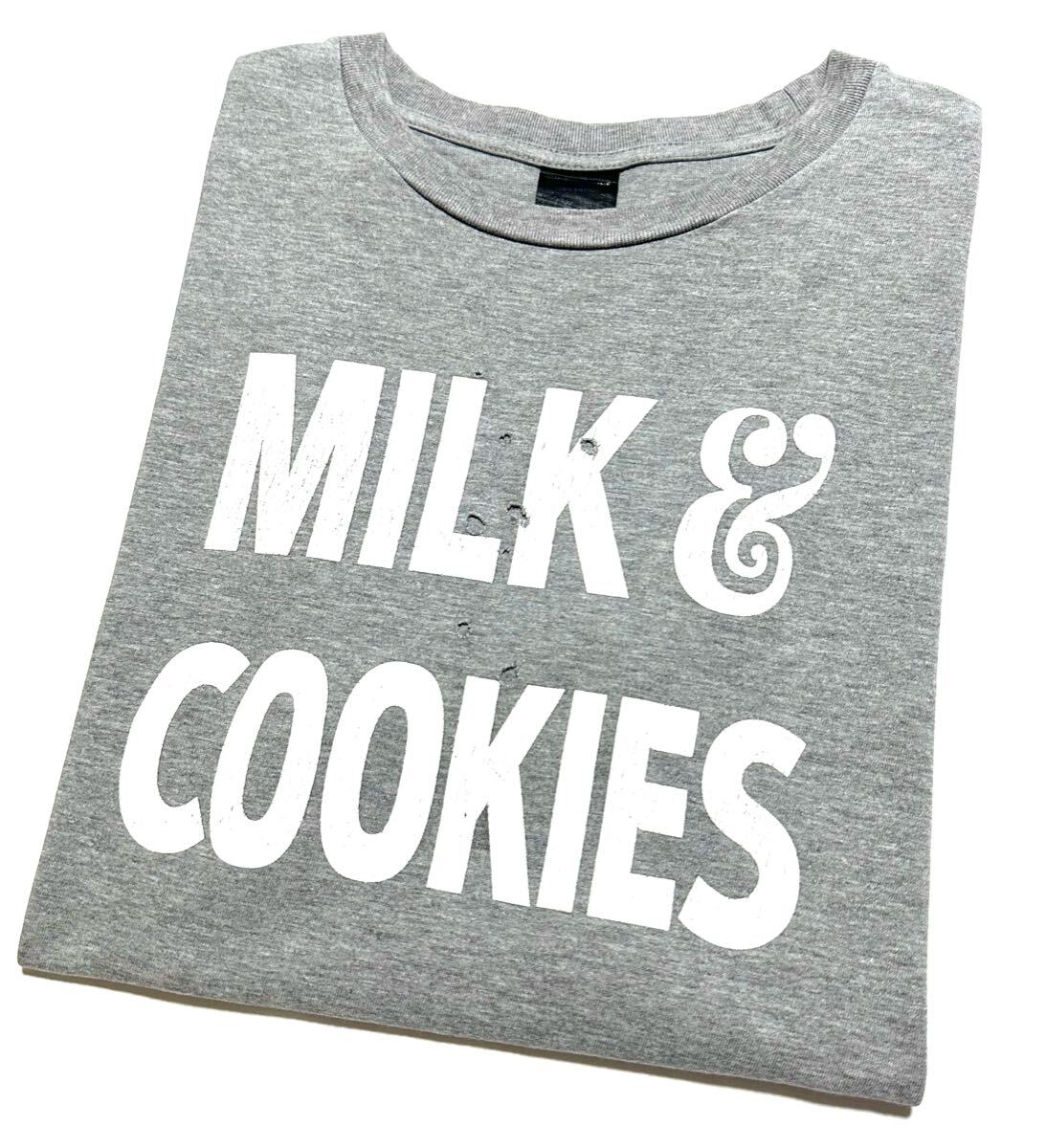 NUMBER (N)INE 2001SS Number Nine время период . след повреждение обработка MILK & COOKIES футболка переиздание archive. внизу ..01SS