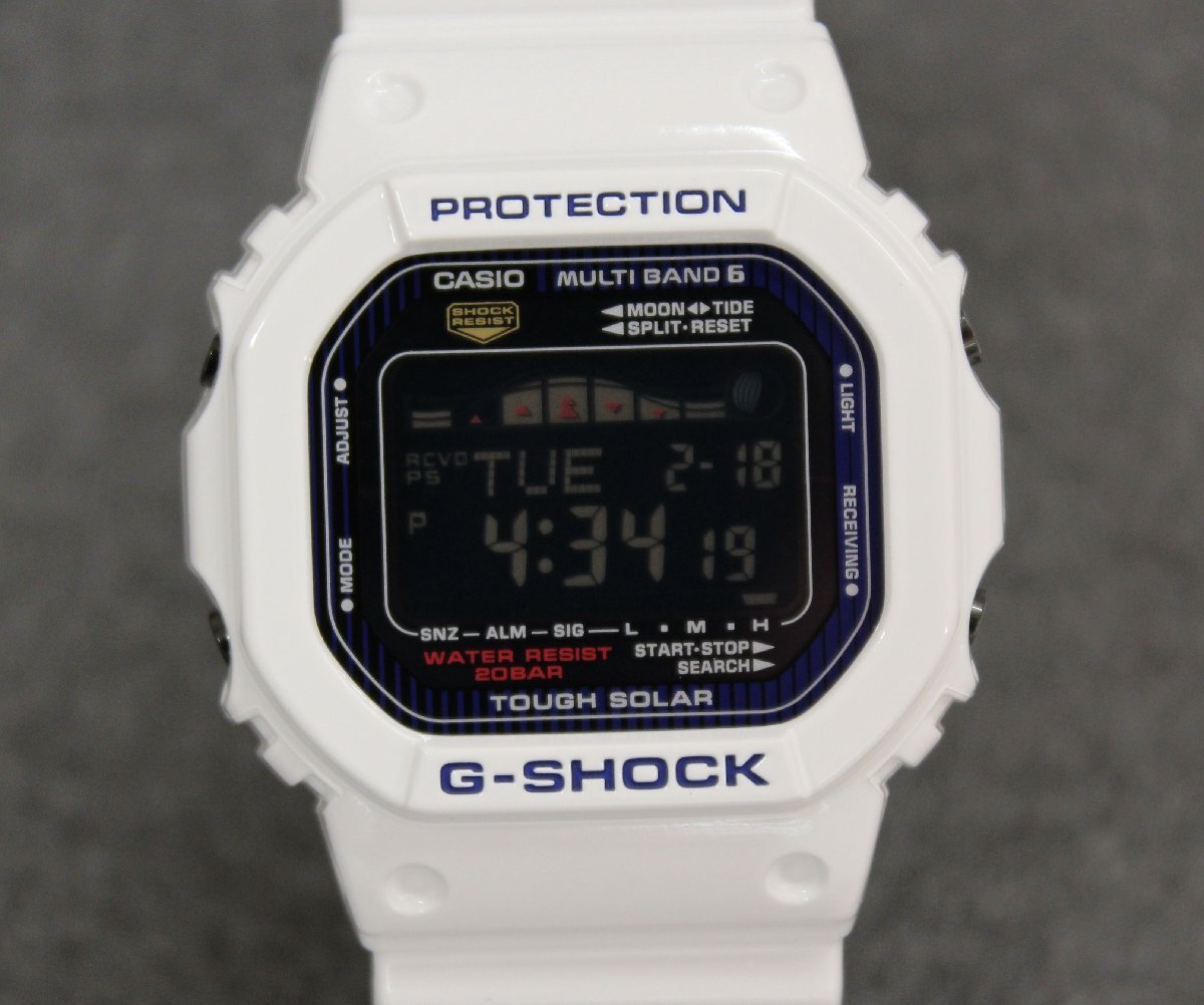 1T190 美品！ CASIO カシオ 電波 ソーラー 腕時(shí)計(jì) G-SHOCK Gショック　 GWX-5600C-7JF　動(dòng)作確認(rèn)済み【ニューポーン】
