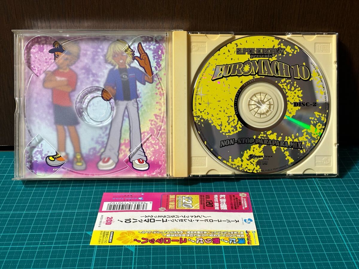CD２枚組 EUROMACH 10 ユーロマッハ ノンストップパラパラミックス EUROBEAT
