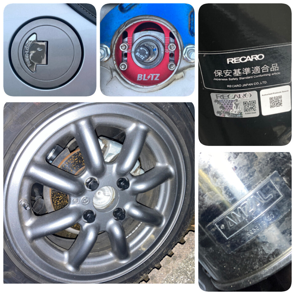 平成5年 　ホンダ ビート HONDA BEAT 車検R7年7月 5MT ETC オープンカー 軽自動(dòng)車 E-PP1　 MOMOステ,レカロ　可愛い,運(yùn)転楽しい　発送OK