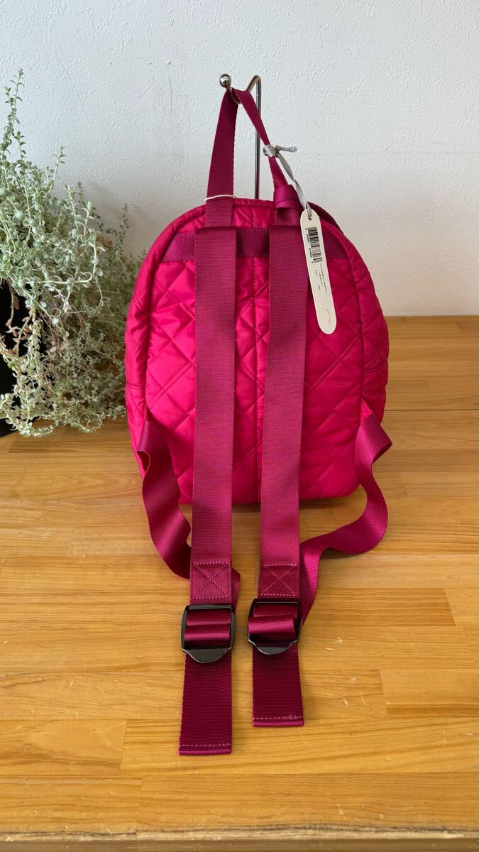  с биркой LeSportsac Le Sportsac стеганое полотно Zip рюкзак Day Pack меньше рюкзак легкий карман есть сумка розовый цвет серия q