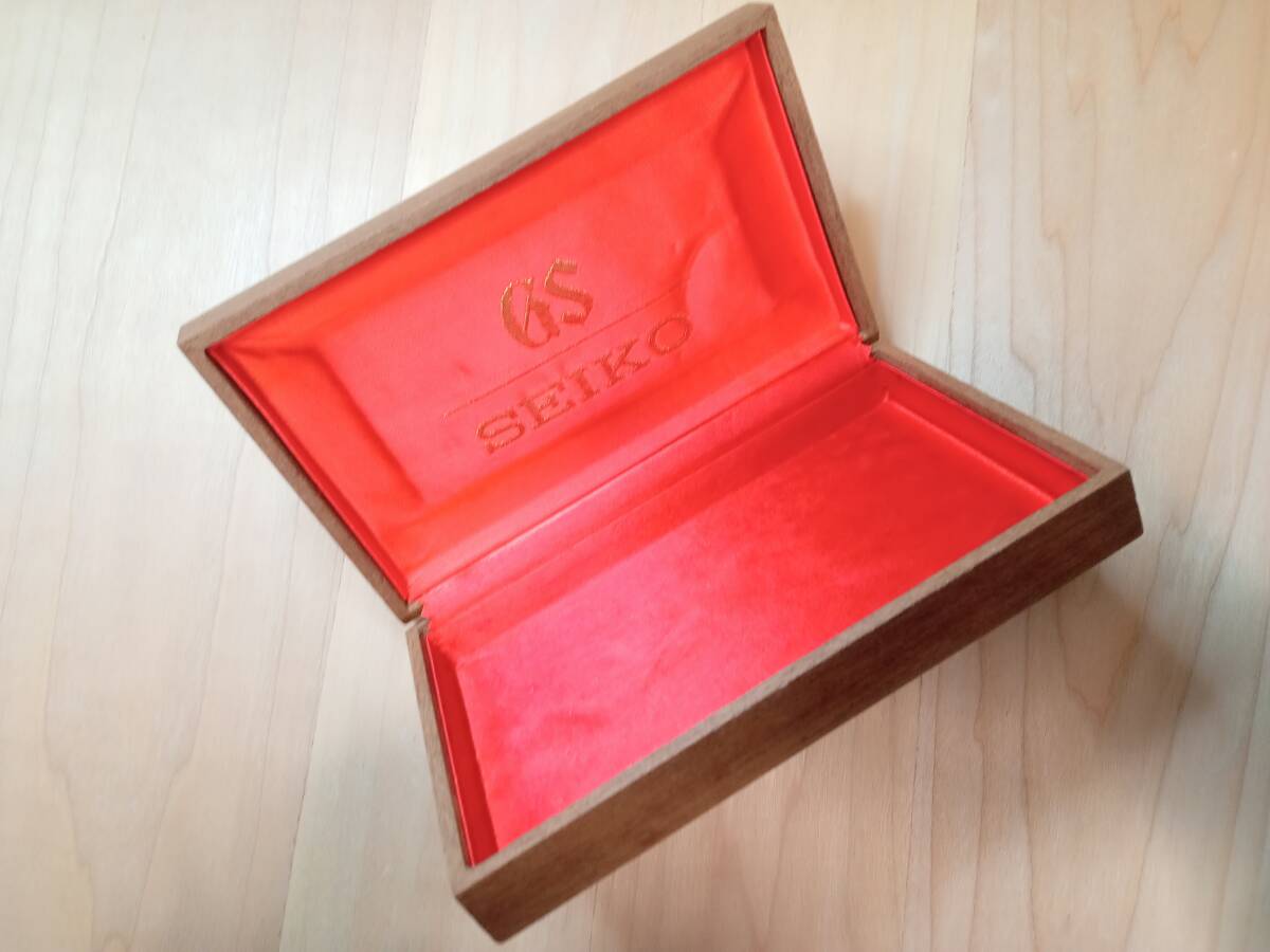 ? GS　グランド　セイコー　木箱　空箱　箱 ボックス （仕切り板なし）? ?　GS GRAND SEIKO　BOX