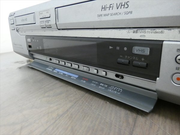 録再OK/AVコード付屬☆SONY/ソニー☆Hi8/VHS Wデッキ☆WV-H6 管N26714 #