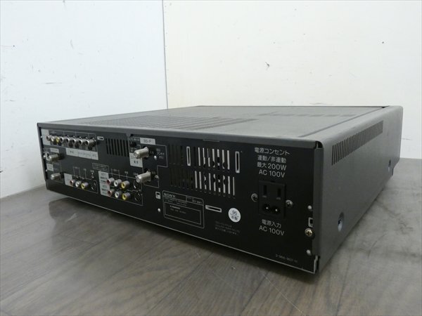 録再OK/AVコード付屬☆SONY/ソニー☆Hi8/VHS Wデッキ☆WV-BW1 管N26713 #