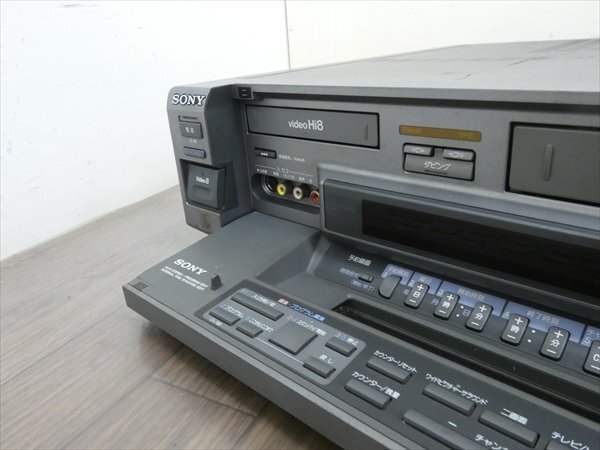 録再OK/AVコード付屬☆SONY/ソニー☆Hi8/VHS Wデッキ☆WV-BW1 管N26713 #