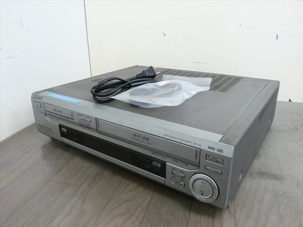 録再OK/AVコード付屬☆SONY/ソニー☆Hi8/VHS Wデッキ☆WV-H6 管N26714 #