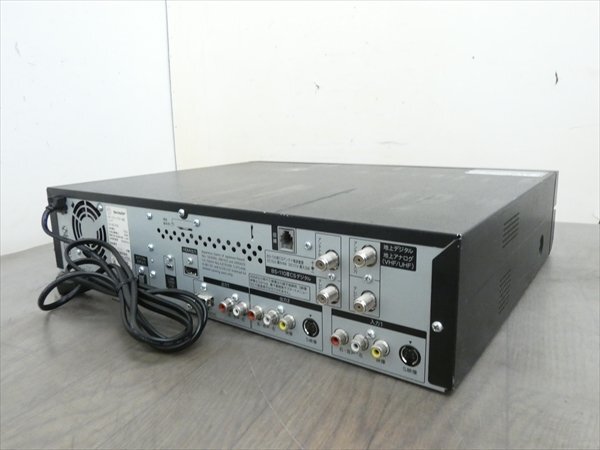 シャープ/SHARP☆HDD/DVDレコーダー/VHS☆DV-ACV52☆リモコン付 管CX30665