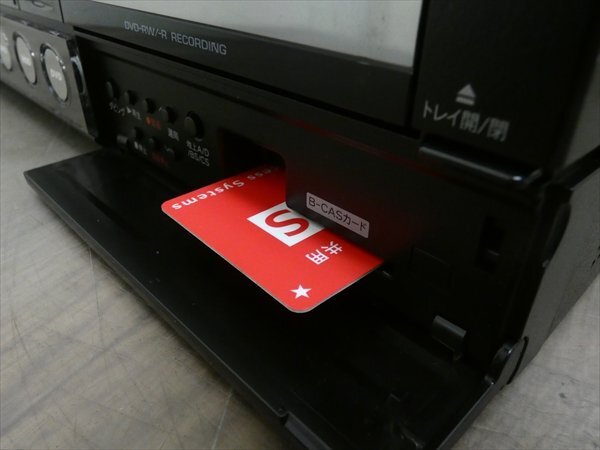 シャープ/SHARP☆HDD/DVDレコーダー/VHS☆DV-ACV52☆リモコン付 管CX30665