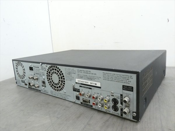 500GB☆パナソニック/DIGA☆HDD/DVD/VHSレコーダー☆DMR-XW41V☆リモコン付 管CX30858
