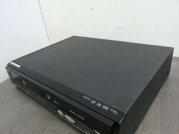 500GB☆パナソニック/DIGA☆HDD/DVD/VHSレコーダー☆DMR-XW41V☆リモコン付 管CX30858
