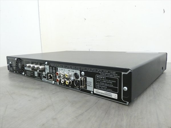 500GB☆11年☆ソニー/SONY☆HDD/BDレコーダー☆BDZ-AT700☆リモコン付☆2番組同時(shí)録畫☆3D対応機(jī) 管CX30850