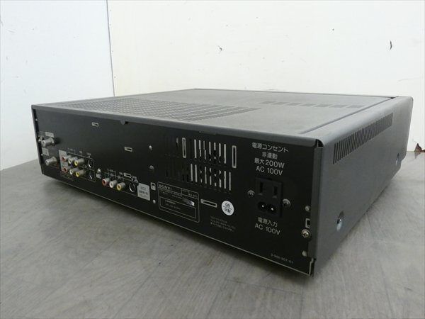 録再OK/AVコード付屬☆SONY/ソニー☆Hi8/VHS Wデッキ☆WV-ST1 管N26786 #