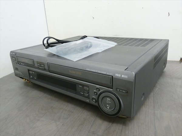 録再OK/AVコード付屬☆SONY/ソニー☆Hi8/VHS Wデッキ☆WV-ST1 管N26786 #