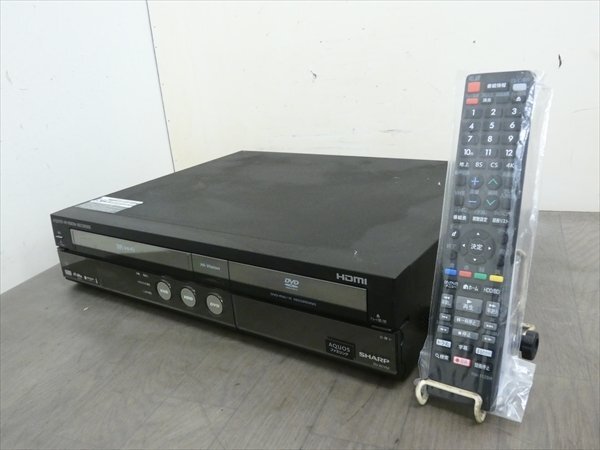 シャープ/SHARP☆HDD/DVDレコーダー/VHS☆DV-ACV52☆リモコン付