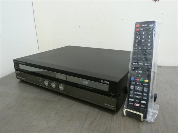 シャープ/SHARP☆HDD/DVDレコーダー/VHS☆DV-ACV52☆リモコン付 シャープ/SHARP☆HDD/DVDレコーダー/VHS☆DV-ACV52☆リモコン付