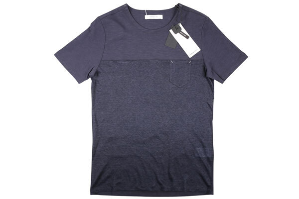 HAMAKI-HO(ハマキホ) Uネック半袖Tシャツ ME2697H ネイビー XL 20903 【S20906】_画像2