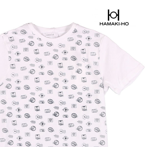 HAMAKI-HO(ハマキホ) Uネック半袖Tシャツ ME2796H ホワイト XL 20898 【S20901】_画像1