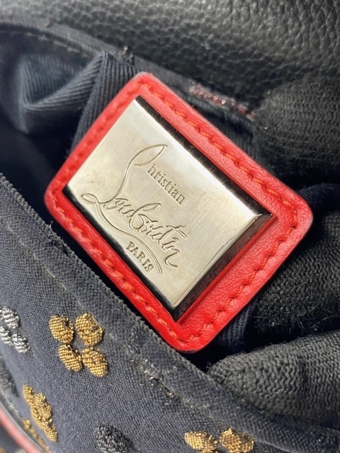 F7-6-29 Christian Louboutin クリスチャン ルブタン ボディバッグ ショルダーバッグ ショルダーバック レザー 本革 メンズ 保管品