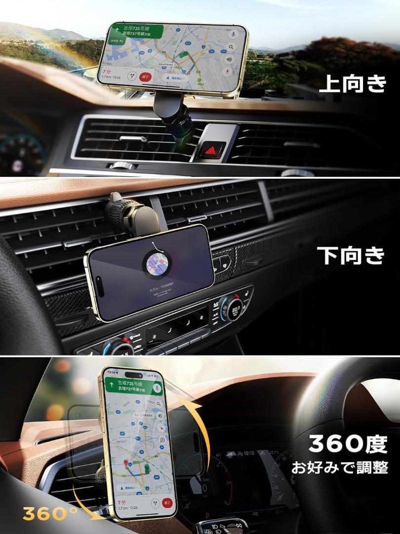 スマホホルダー 車 マグネット ACMEZING 車 スマホスタンド