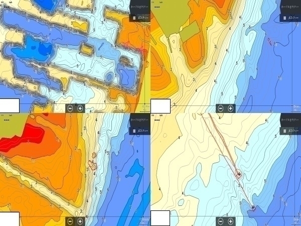 LOWRANCE HDS 魚探畫面
