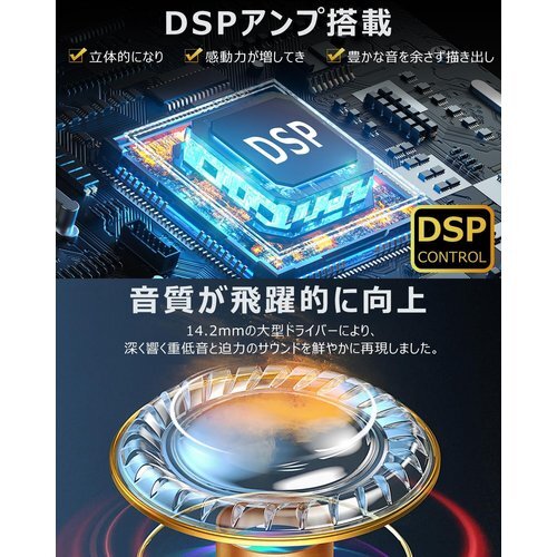 新品 Earaku ホワイト 耳掛け 物理ボタン ハンズフリー ダクション DS オープンイヤーイヤホン イアラク 60