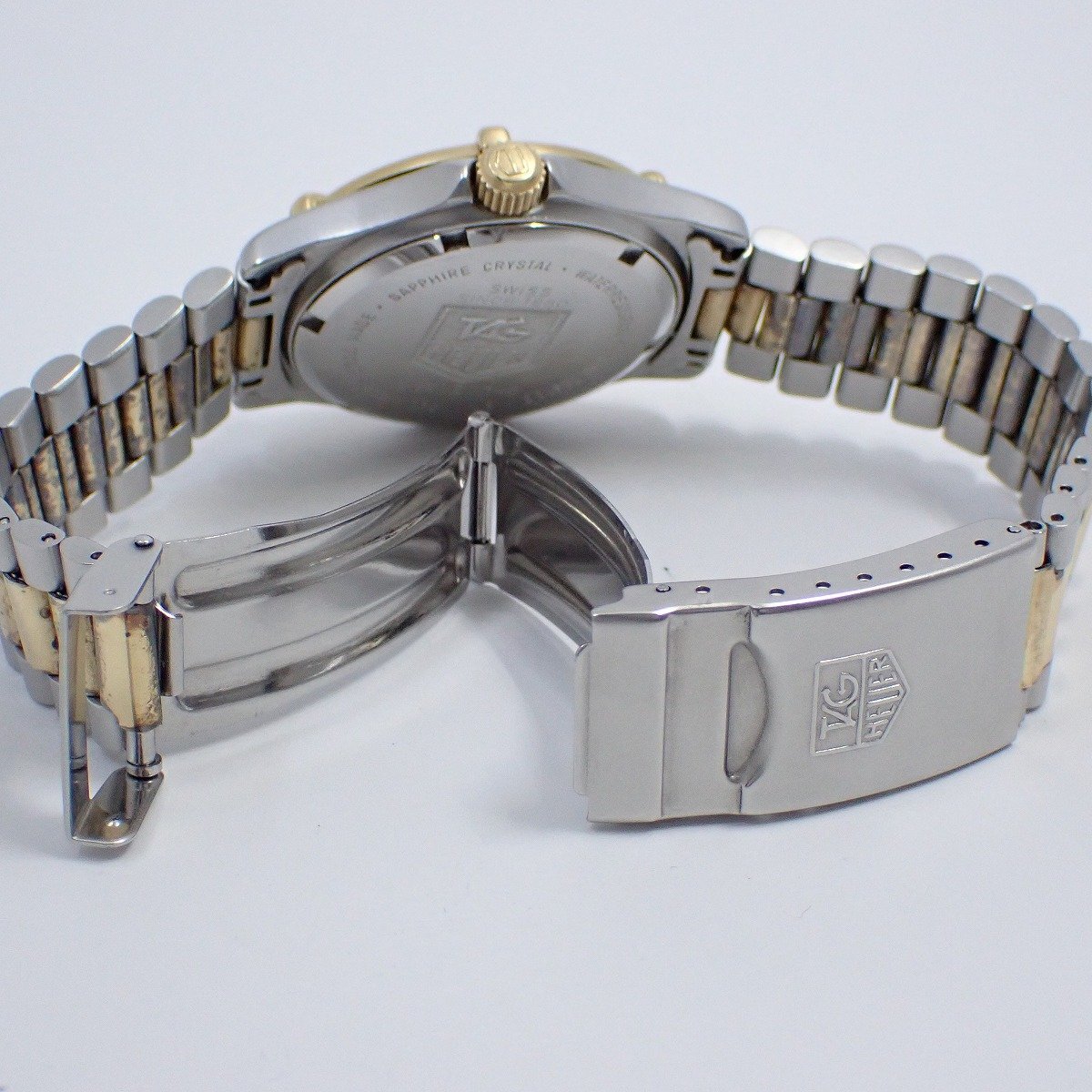  TAG Heuer 2000 кварц boys наручные часы комбинированный Gold циферблат оригинальный SS ремень 964.013-2[... ломбард ]