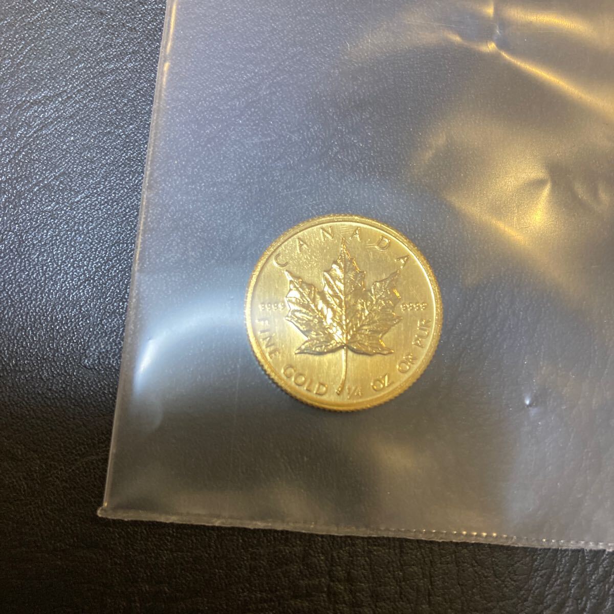 メイプルリーフ金貨 1/10オンス 1982年 純金 24金 3.11g クリア