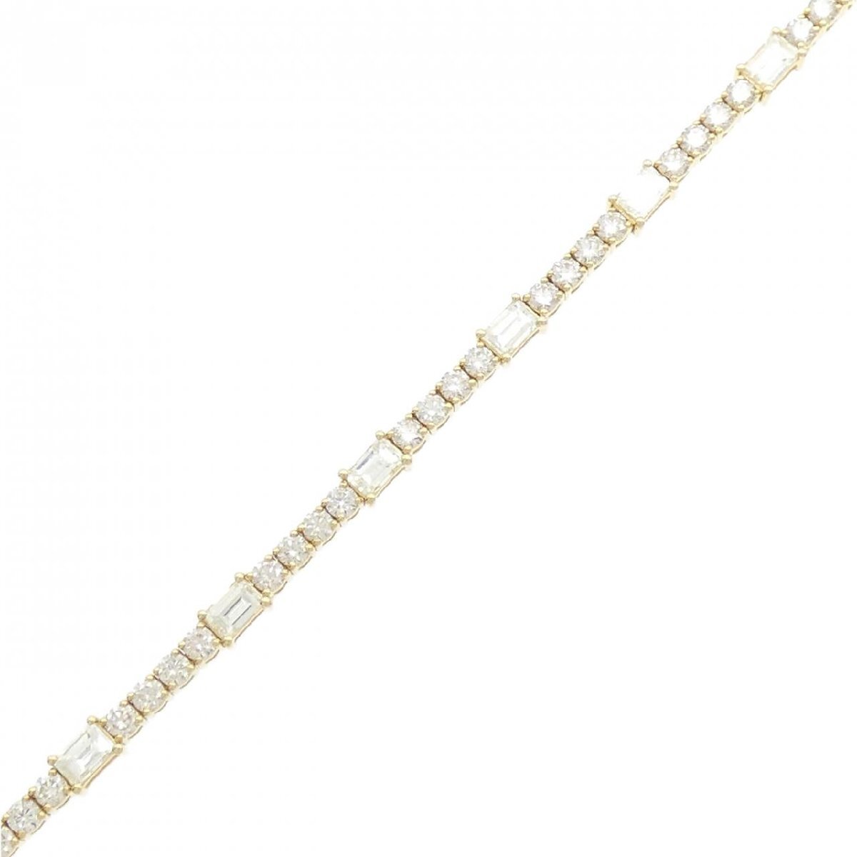 【新品】K18YG ダイヤモンド ブレスレット 4.00CT