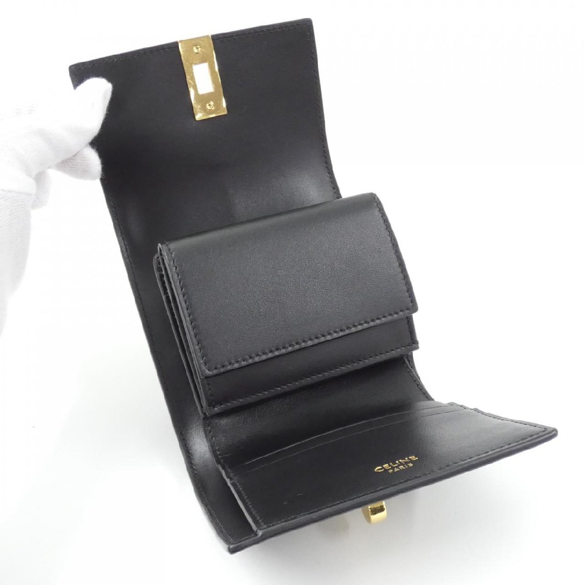 セリーヌ スモール ウォレット 16 10F523CQ7 財(cái)布