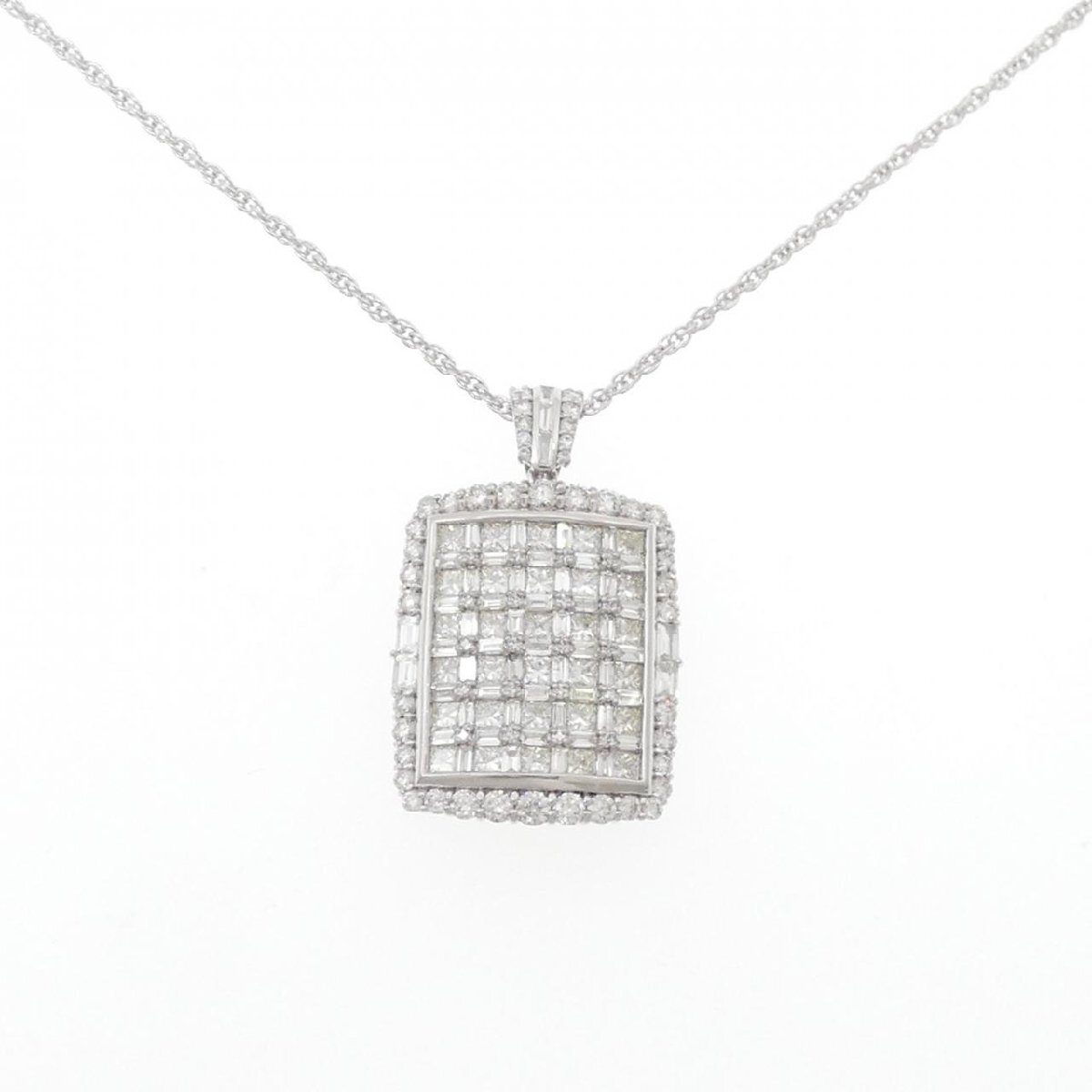 ダイヤモンド ネックレス 婚約 結婚指輪 3セット 安い プラチナ 0.5カラット 鑑定書付 0.535ct Hカラー VS1クラス 3EXカット H&C CGL