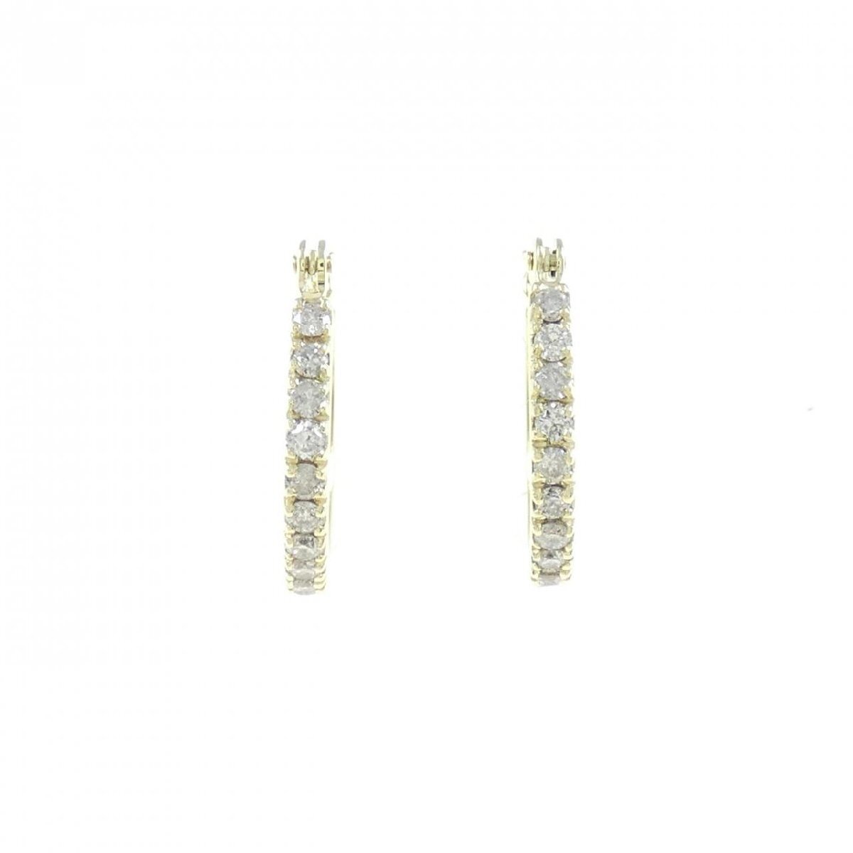K14YG ダイヤモンド ピアス 0.30CT