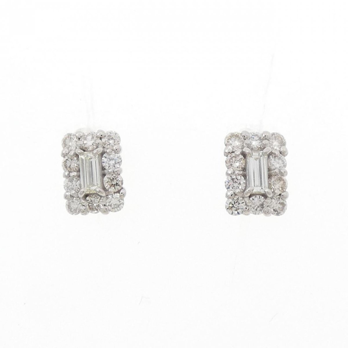 【新品】PT900 ダイヤモンド ピアス 0.44CT