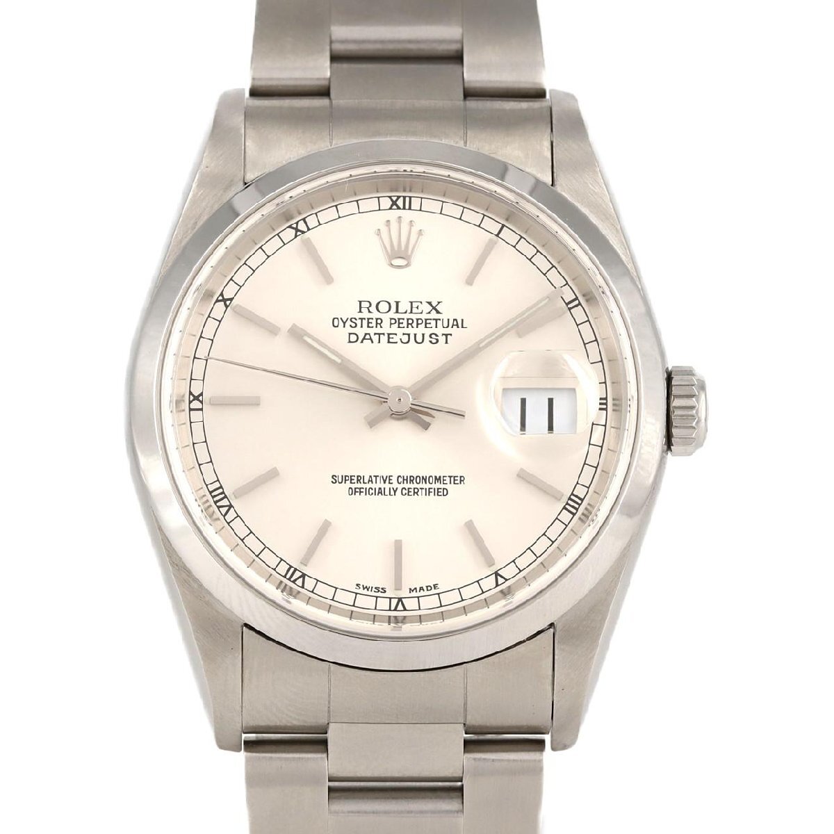 ロレックス デイトジャスト 16200 SS 自動巻 P番