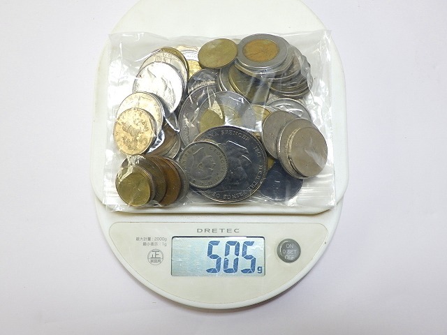 満点の 約500g 雑銭 未選別 外国銭 古銭 ☆ ☆H330 Coin(ヨーロッパ Old コレクション