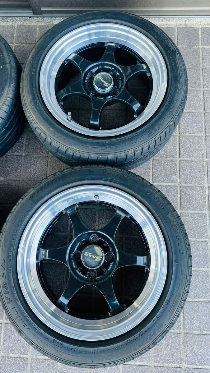 STEALTH RACING ホイール4本セット F20L36-15X7J 4H- PCD100 