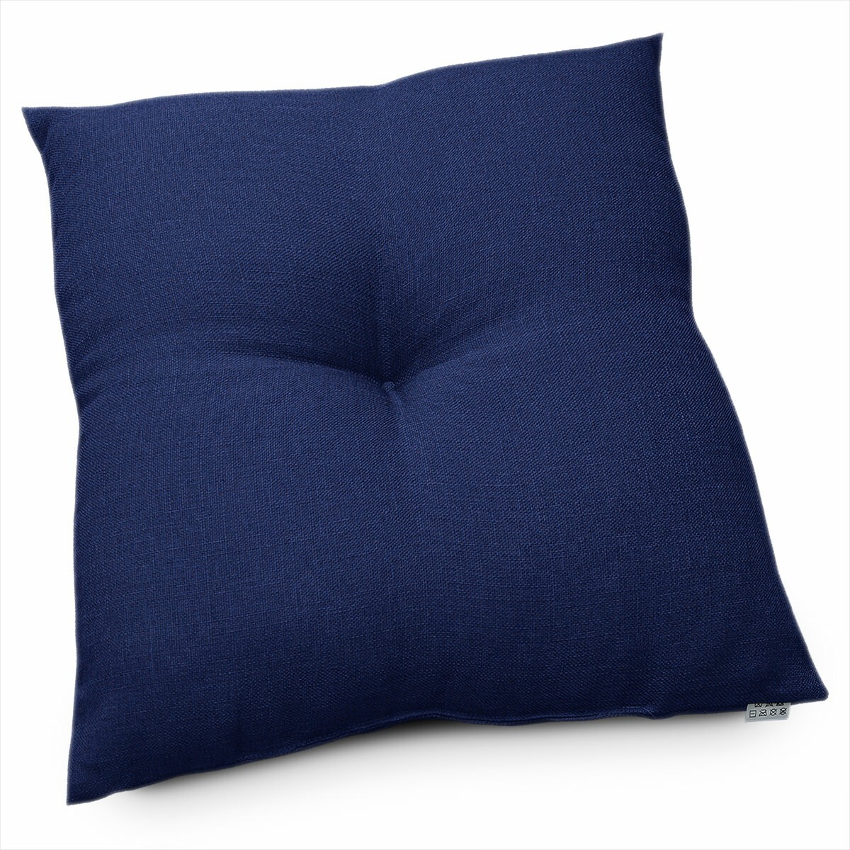 座布団 本体 単品 約55×59cm 銘仙判 ジェーベスト ネイビー 日本製 シャンブレー調 ブルー 青 紺系 座ぶとん ざぶとん クッション_画像5
