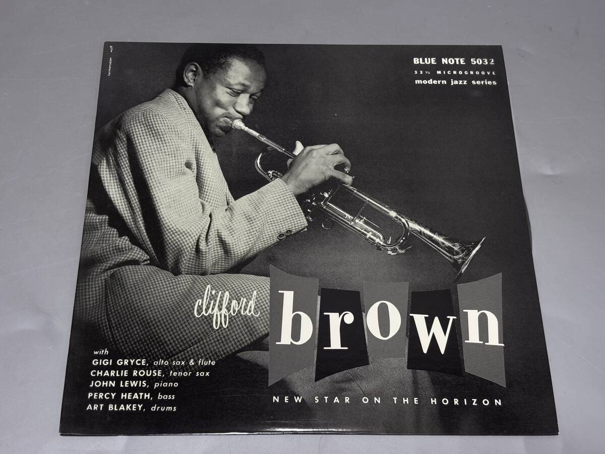 r0444◆美品◆LPレコード◆クリフォード・ブラウン Clifford Brown「New Star On The Horizon」◆BLP-5032/復刻盤_画像1