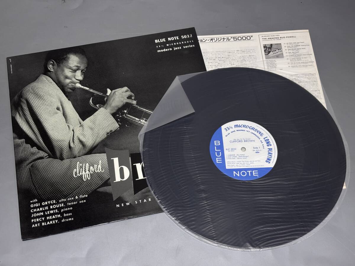 r0444◆美品◆LPレコード◆クリフォード・ブラウン Clifford Brown「New Star On The Horizon」◆BLP-5032/復刻盤_画像3
