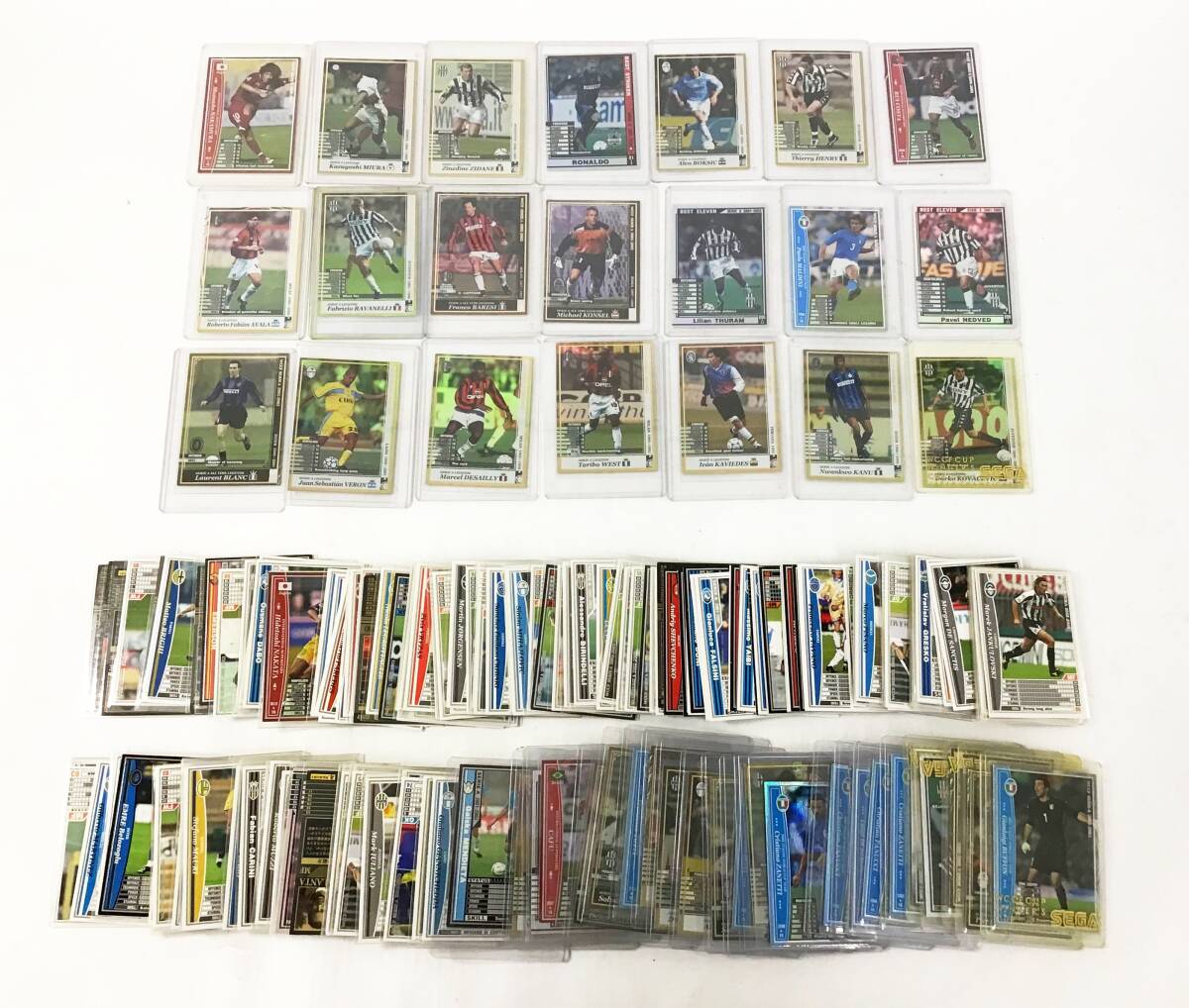 大量 WCCF サッカーカード 2002-2003 三浦知良 中村俊輔 ジダン ロナウド ボクシッチ アンリ コンゼル ラバネッリ カヌ カビエデス まとめ