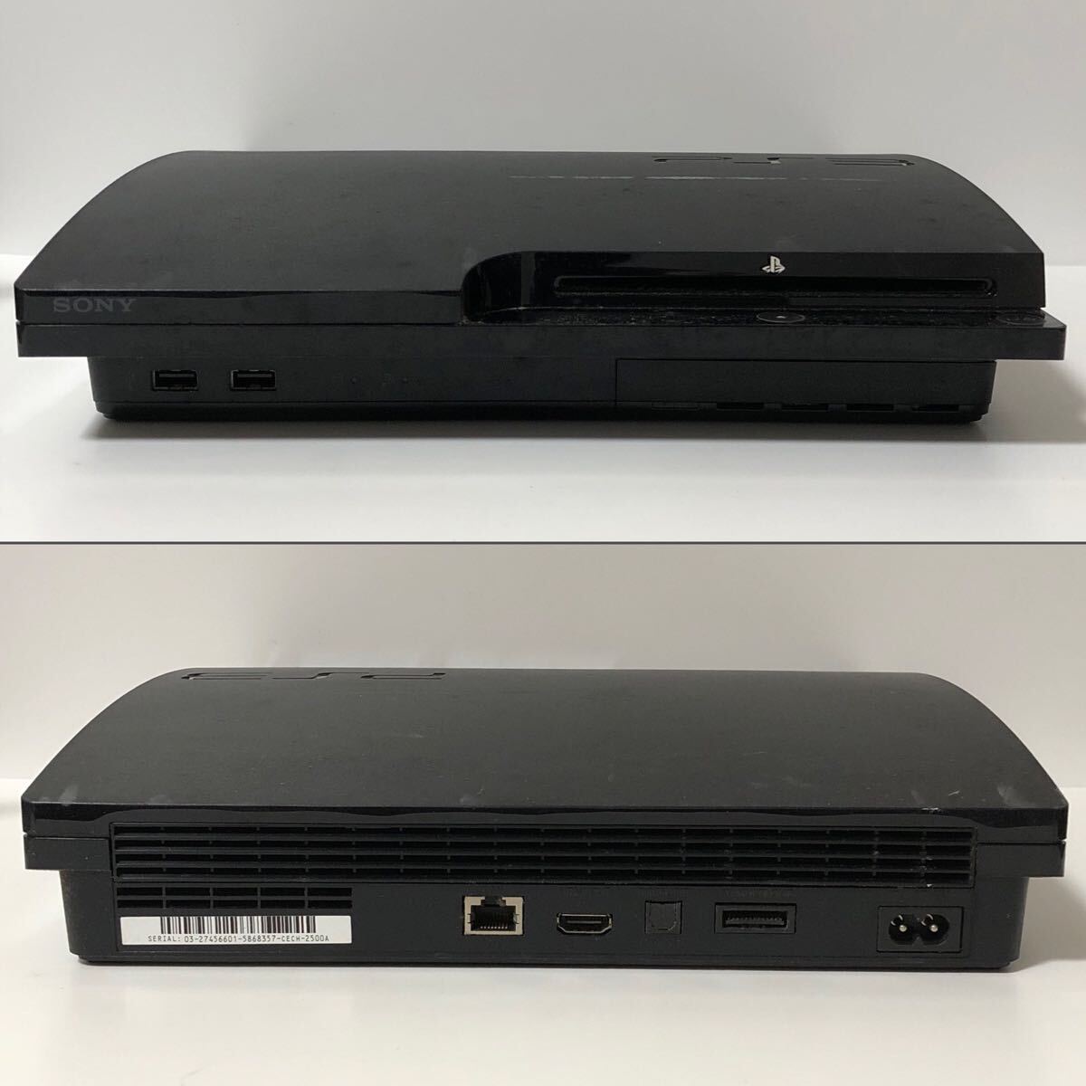 38 PS3 CECH-2500A 160GB 本体 ブラック PlayStation3