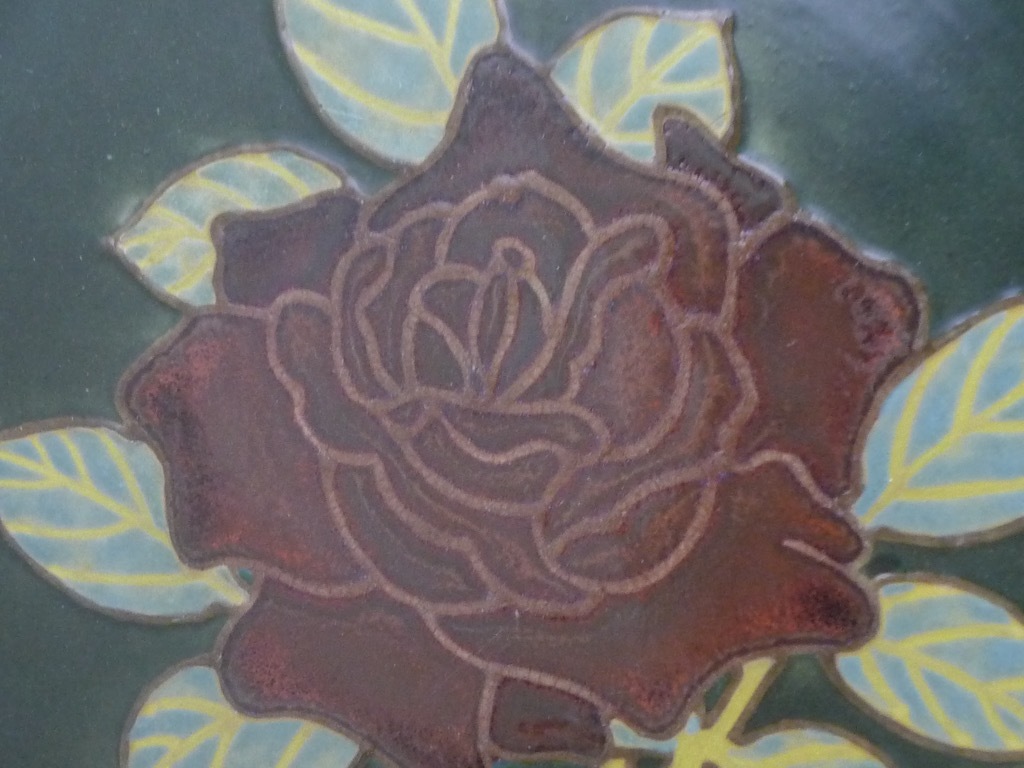  старый дом магазин . Matsumoto . гора день . обжиг в печи .. цветок документ . сумма орнамент тарелка роза роза .. искусство указание товар Arita . искусный мастер . иметь чайная посуда . замечательная вещь Zaimei старый способ редкий редкость традиция прикладное искусство 