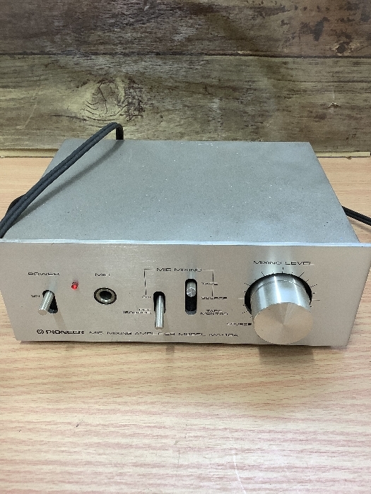 Z1a PIONEER MIC MIXING AMPLIFIER MA-10A 通電のみ確認(rèn)済み アンプのみ 現(xiàn)狀品